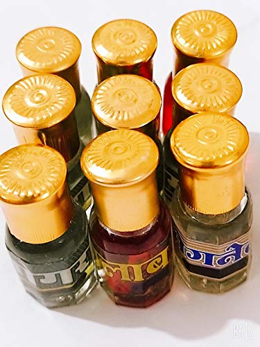 Generic Itra Perfume Oil for Pooja, Prayer & Personal Use - 6 Pack (10ml Each Bottle) - Perfect for Religious Ceremonies, Meditation & Daily Fragrance