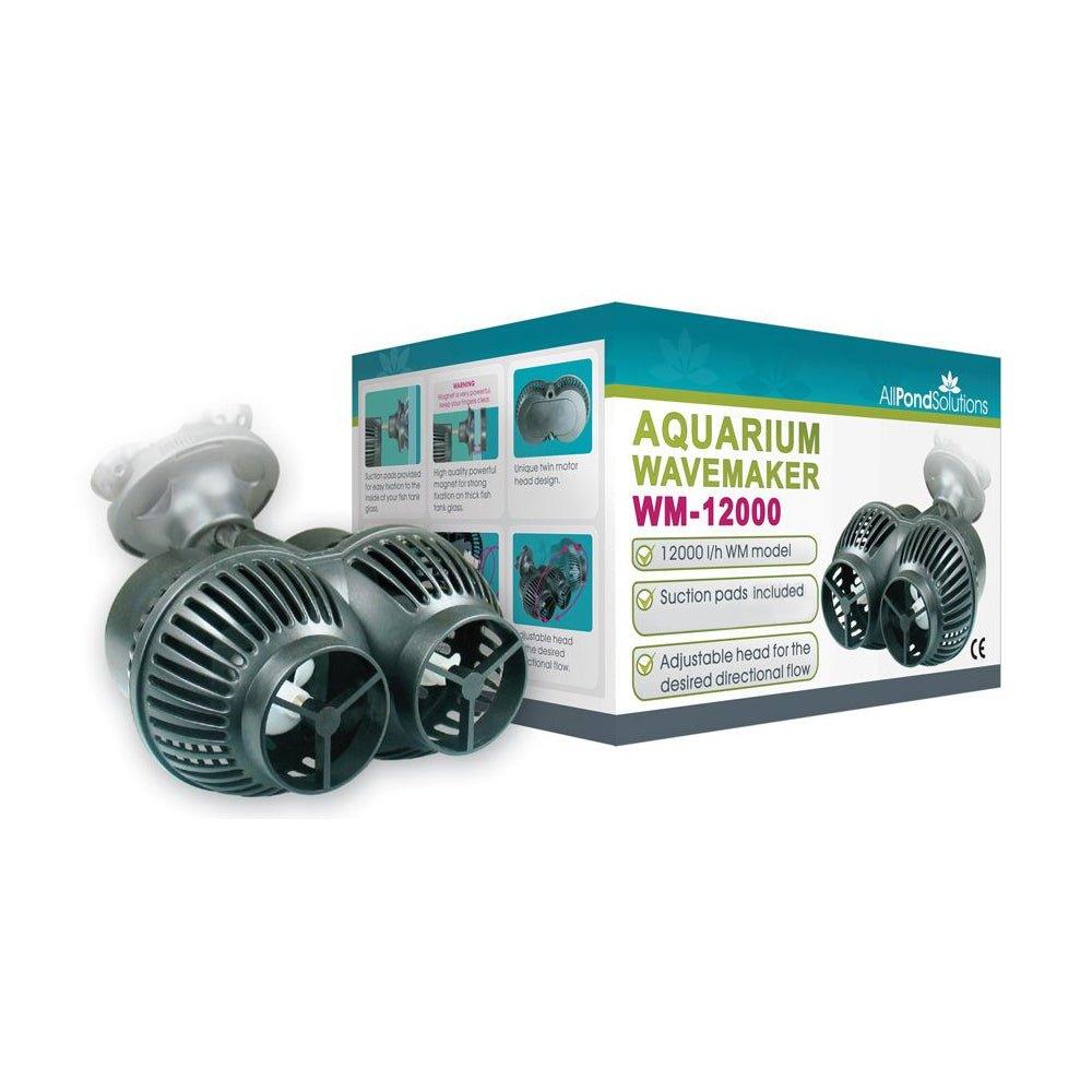 12000L Aquarium Wavemaker Powerhead - High Flow Water Pump for Saltwater & Freshwater Fish Tanks - Ideal for Reef Tanks, Coral Growth, and Water Circulation