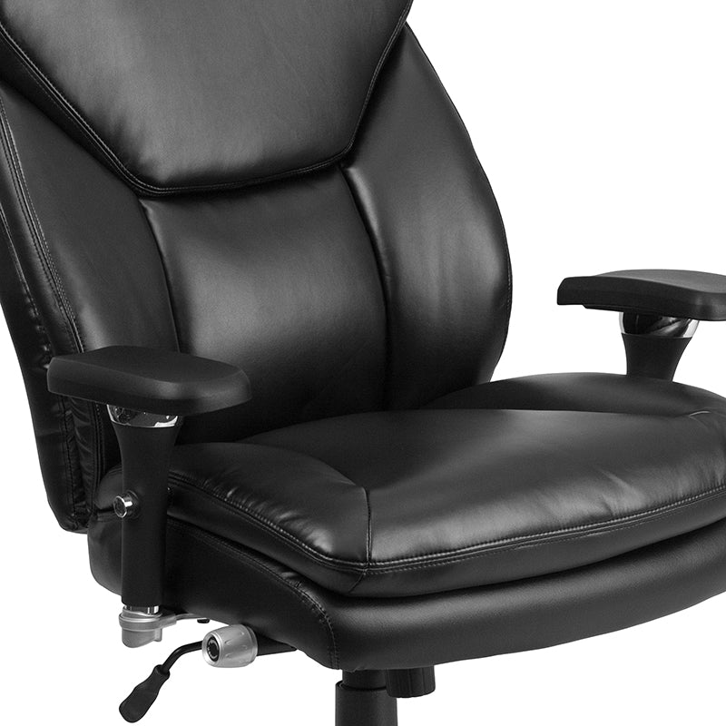 FLASH HERCULES Series Heavy Duty Executive Office Chair - 400 lb Weight Capacity, Ergonomic Design with Lumbar Support, Big & Tall Adjustable Chair for All-Day Comfort - Perfect for Home Office, Gaming, and Professional Workspaces
