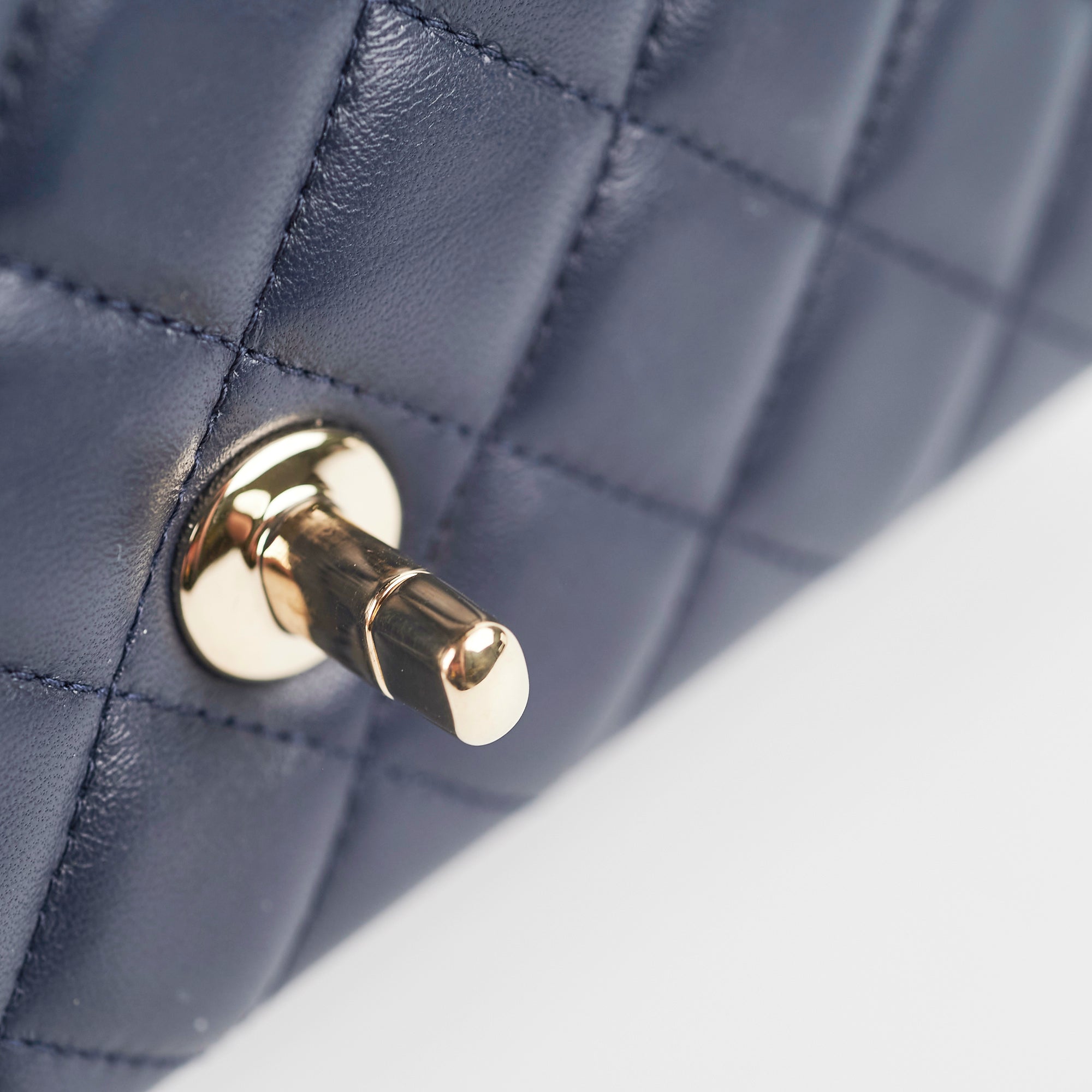 Chanel Mini Rectangular Navy Blue Quilted Caviar Leather Crossbody Bag - Luxury Designer Handbag for Women, Perfect for Evening Events & Date Nights