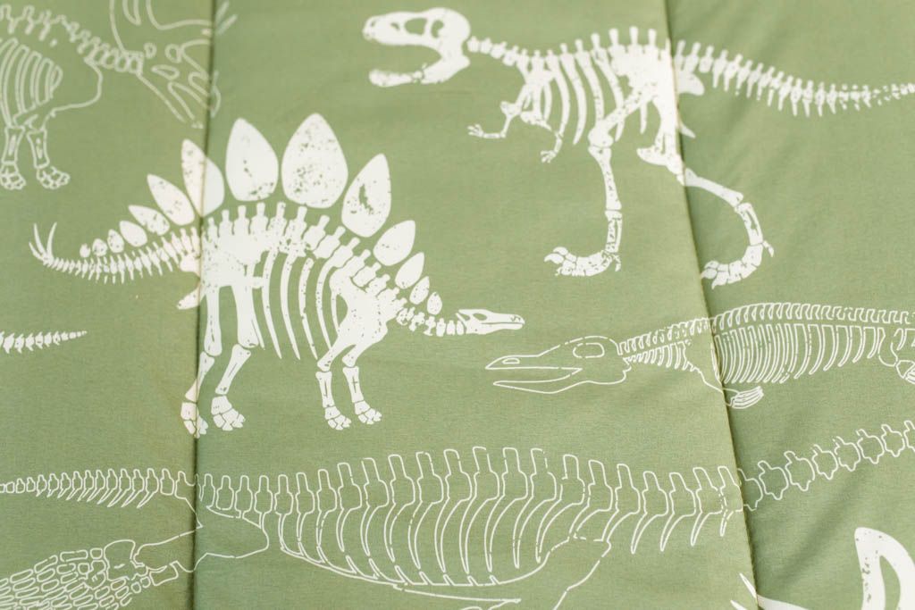 Fossil Print Zipper Bedding Set - Soft & Stylish Comforter Cover with Zipper Closure - Perfect for Kids, Teens & Adults Bedrooms, Dorms & Guest Rooms