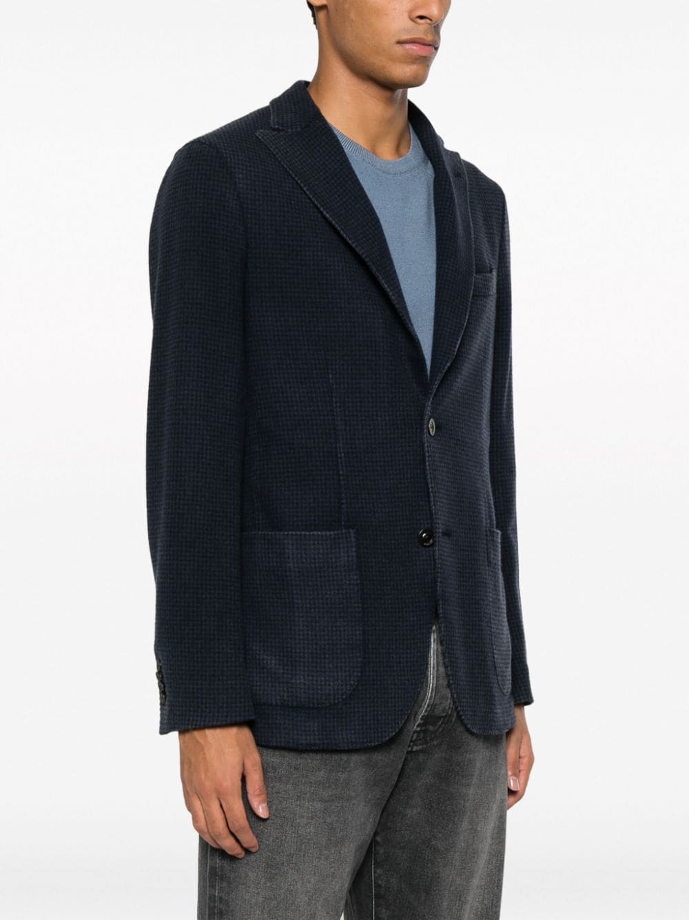 Boglioli Men's Blue Jacket - Lightweight Casual Blazer for Business & Travel | Perfect for Office, Weddings & Outdoor Events