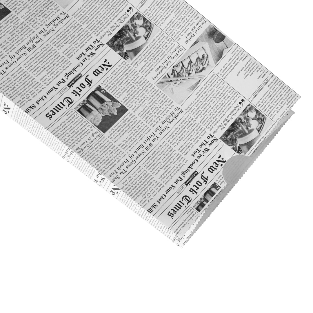 Eco-Friendly Newsprint Paper Bags - 6 lb Capacity, 6 x 3.5 x 10.75 Inches - Pack of 100 - Perfect for Retail Shopping, Gift Wrapping & Party Favors