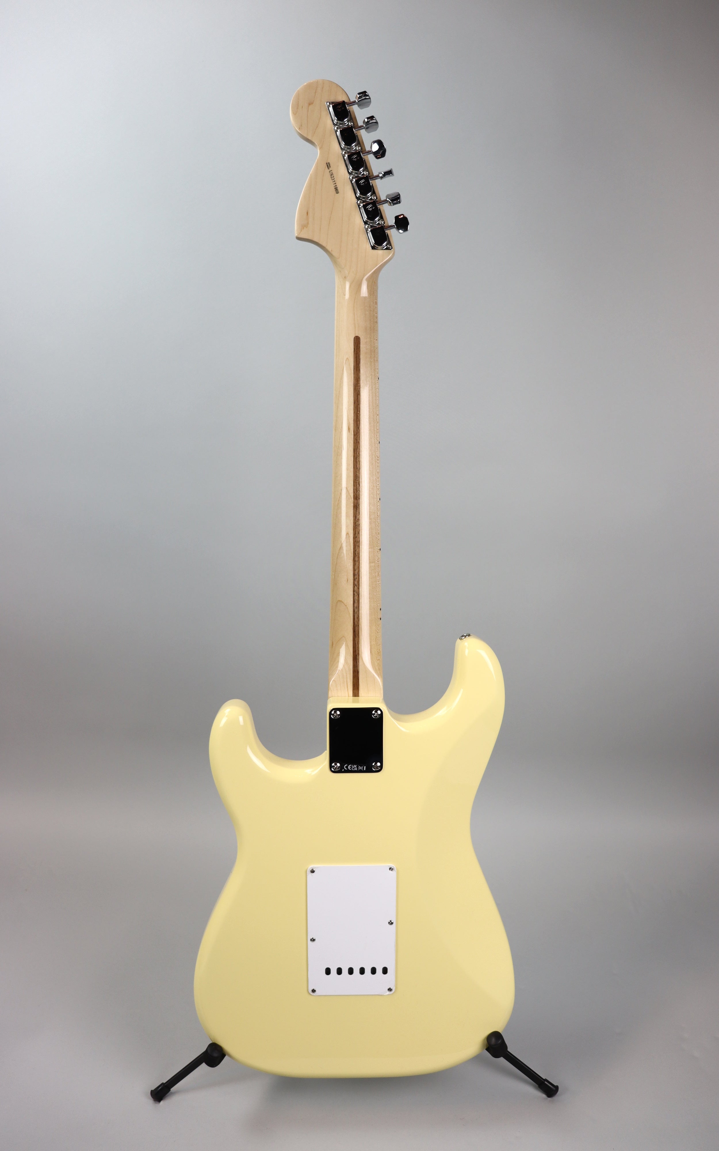 Fender Yngwie Malmsteen Stratocaster Electric Guitar with Scalloped Maple Fingerboard - Vintage White Finish | Perfect for Rock, Metal & Shredding Performances