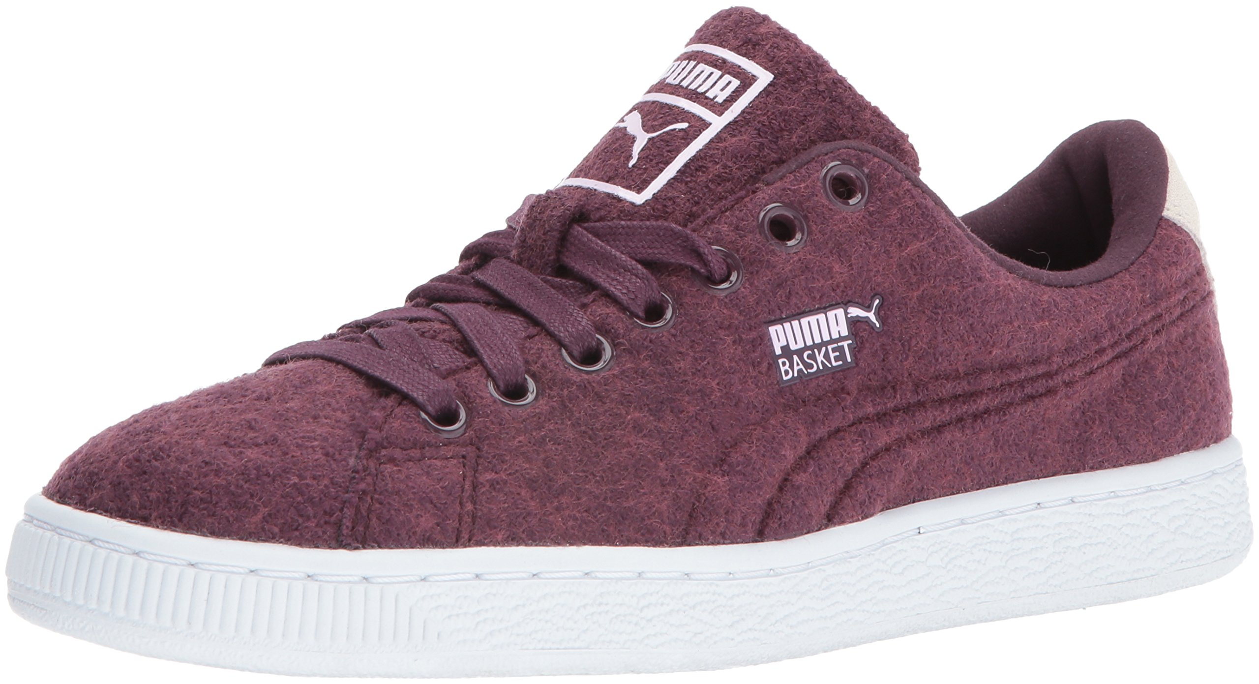 PUMA Men's Basket Classic Embossed Wool Sneakers - Vintage-Inspired Basketball Shoes for Men - Comfortable Casual & Streetwear Fashion (Perfect for Everyday Wear, Gym, and Urban Style)