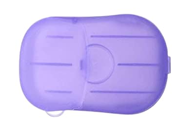 CONCEPT DESIGNS Scented Disposable Paper Soap Sheets - Portable Travel Hand Wash for Camping, Hiking & Outdoor Activities | Mini Soap Leaves in Compact Box