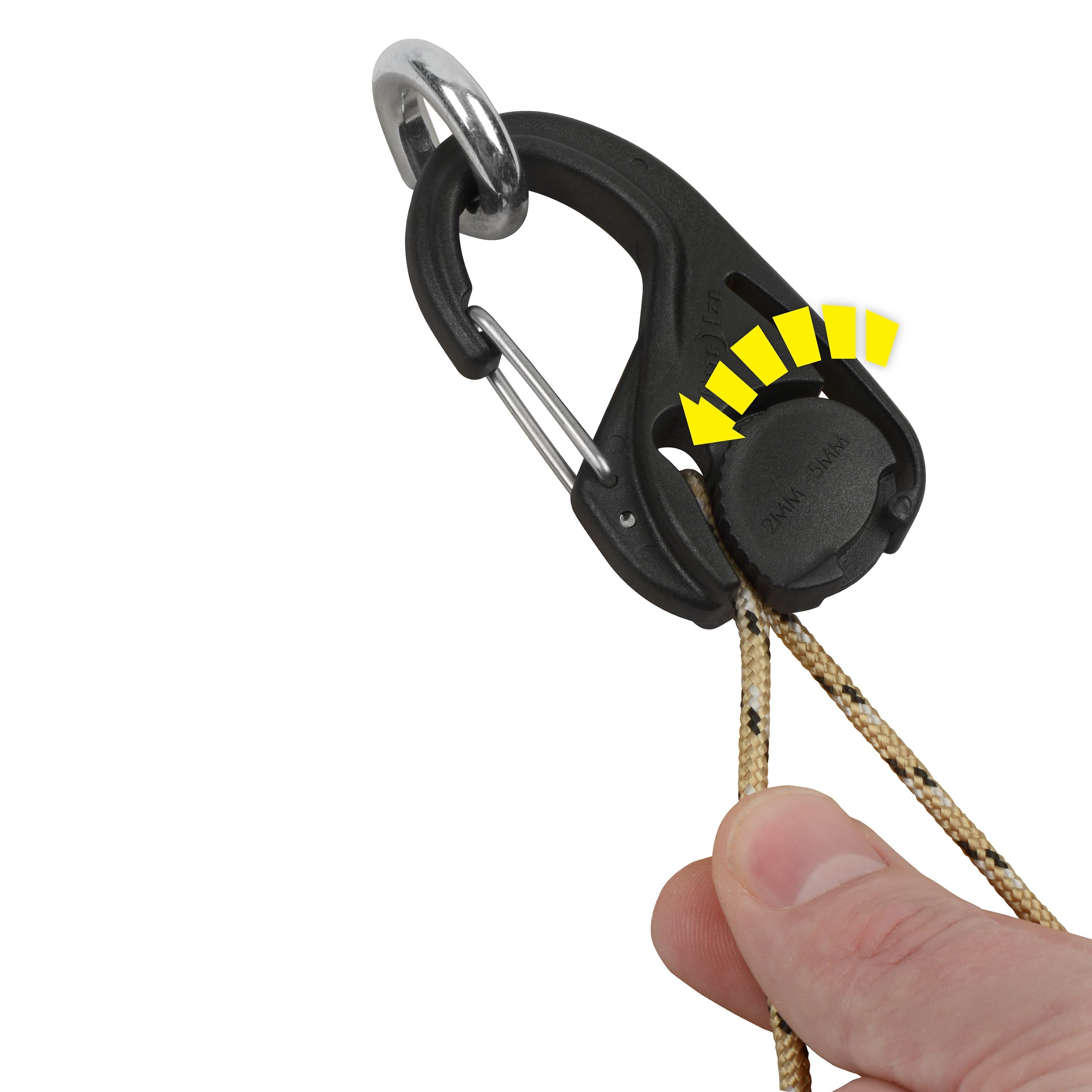 CamJam® XT™ Aluminum Cord Tightener - Heavy Duty Rope Clamp for Camping, Hiking, Boating & Outdoor Gear - Secure Straps, Tarps, Tents & More