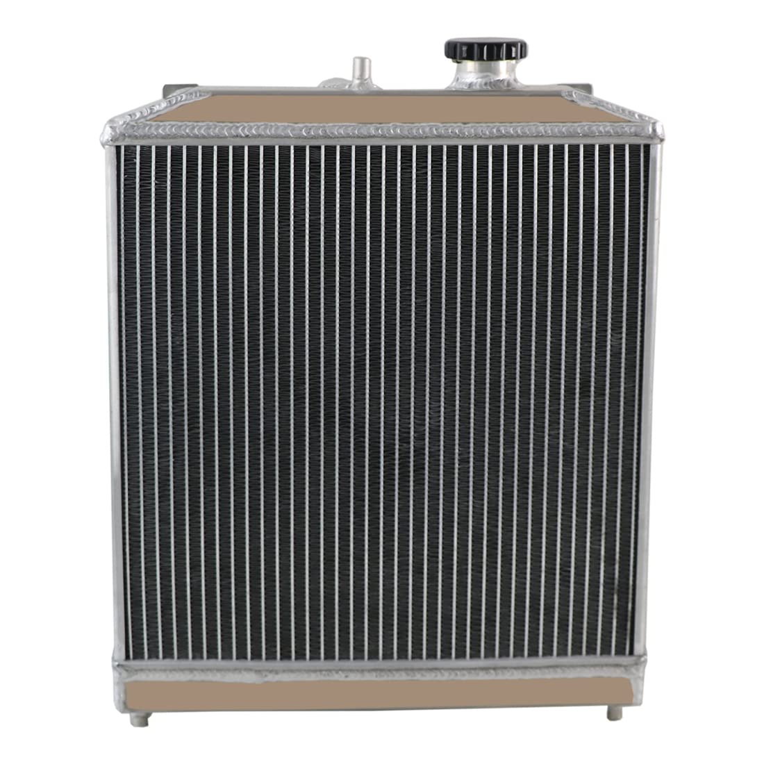 High-Performance 2-Row Full Aluminum Radiator with Fan Shroud & Thermostat Relay Kit - Compatible with 92-00 Honda Civic, 93-97 Civic del Sol, 94-01 Acura Integra - Perfect for Engine Cooling & Performance Upgrades