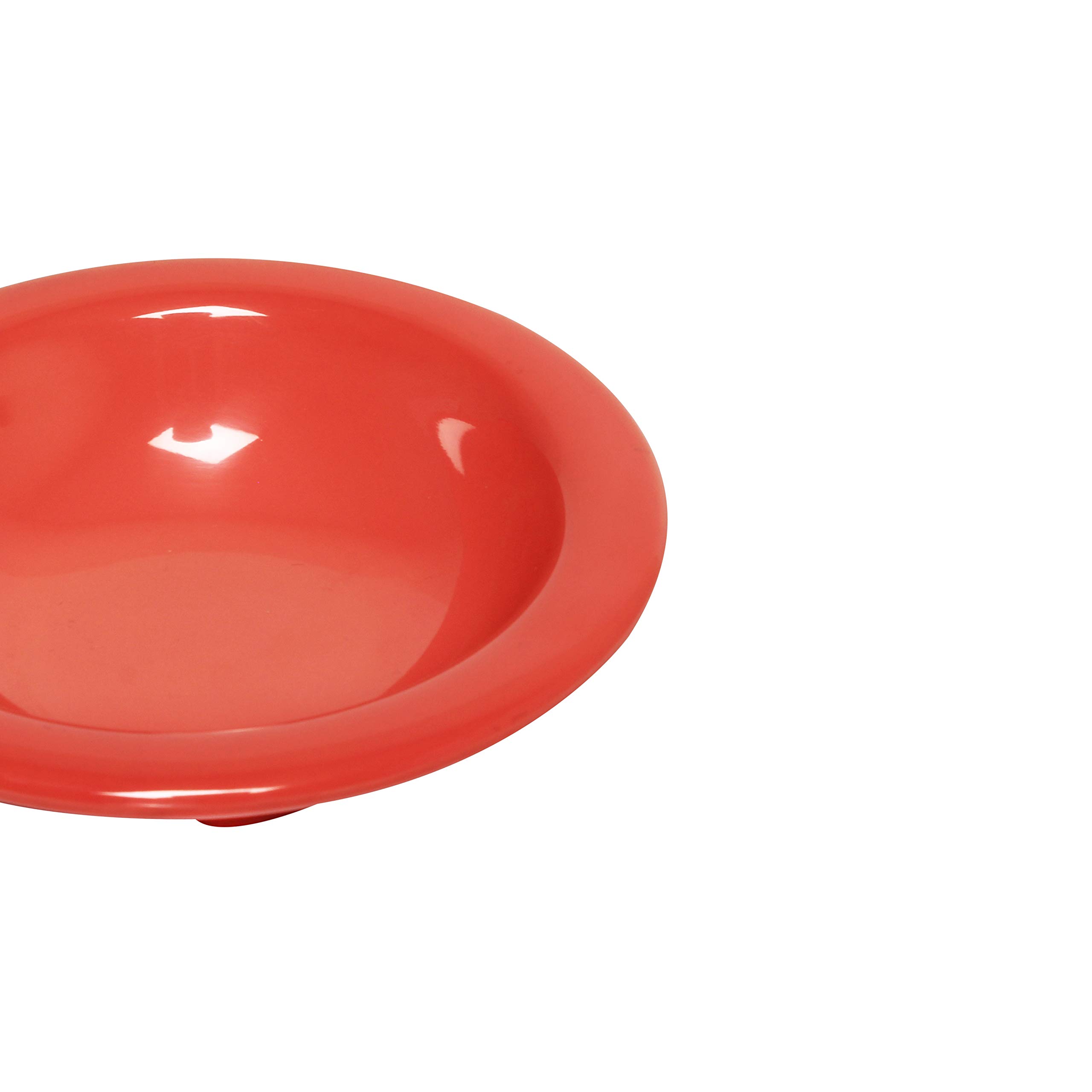Premium Orange Melamine Salad Bowl Set - 4.75 Inch, 4 oz Capacity (Pack of 12) - Durable & Lightweight Dinnerware for Outdoor Picnics, BBQs, and Party Serving