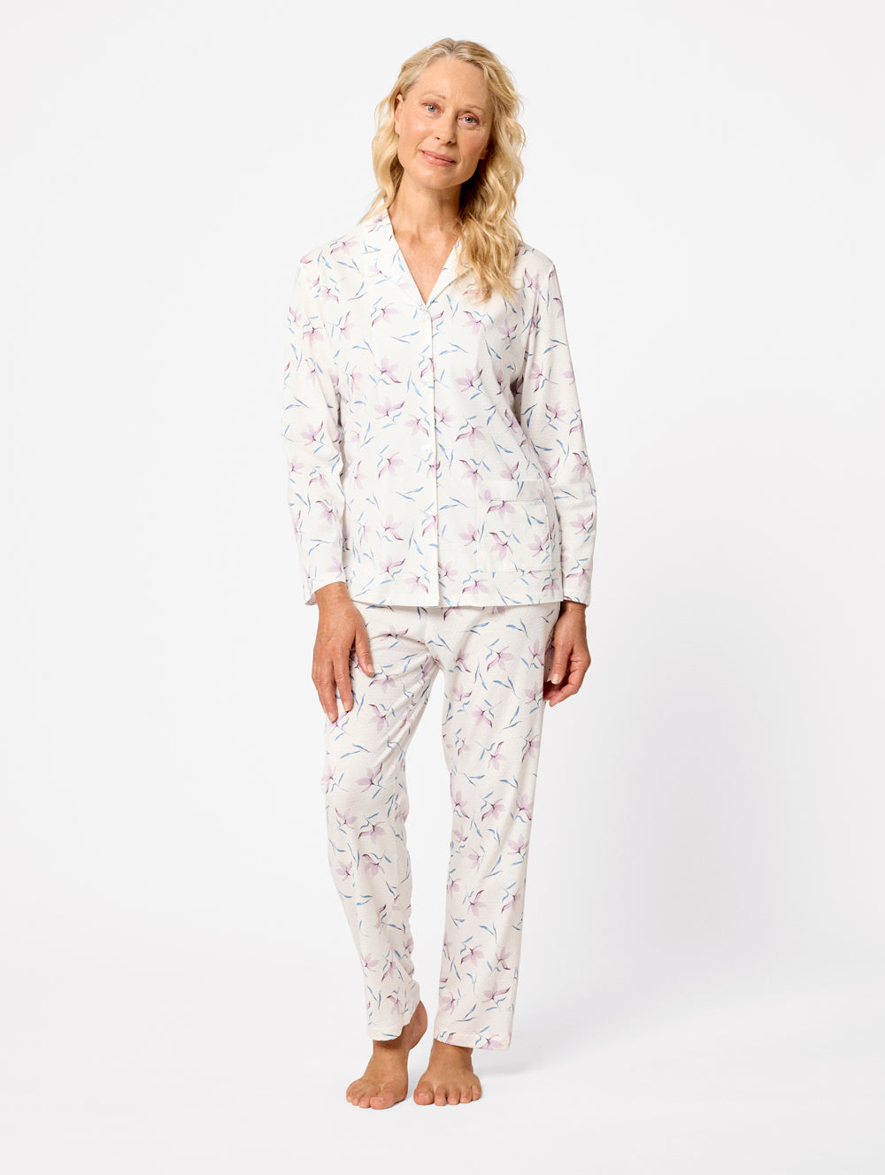 Zindy Women's Soft Cotton Pajama Set - Cozy Sleepwear for Nighttime & Lounge Wear - Perfect for Relaxing at Home, Sleepovers, and Travel
