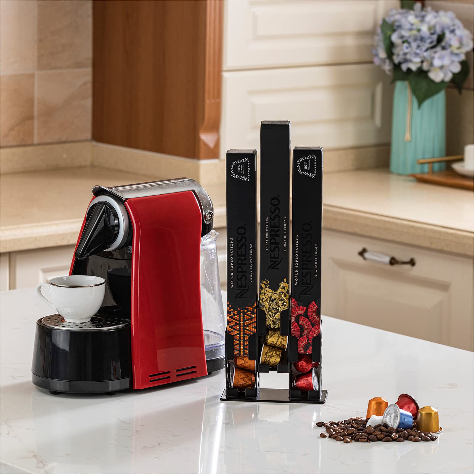 OriginalLine ZCDCP Coffee Pod Holder - 30 Capsule Organizer Stand for Keurig, Nespresso & Dolce Gusto | Compact & Space-Saving Coffee Accessory for Home, Office & Kitchen Countertop