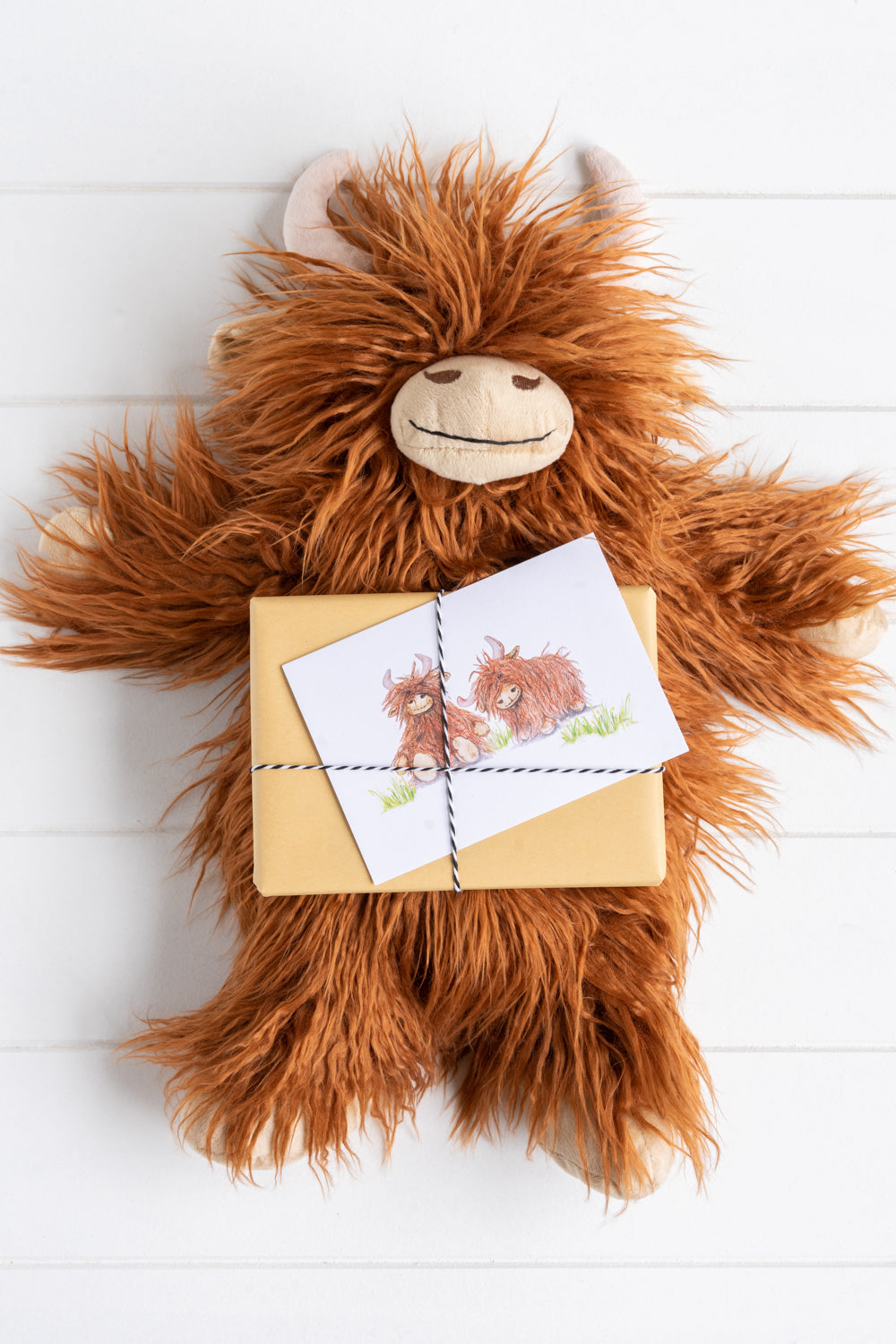 Henry the Highland Cow Plush Toy - Adorable Stuffed Animal for Kids & Collectors | Perfect for Gifts, Nursery Decor, and Cuddling