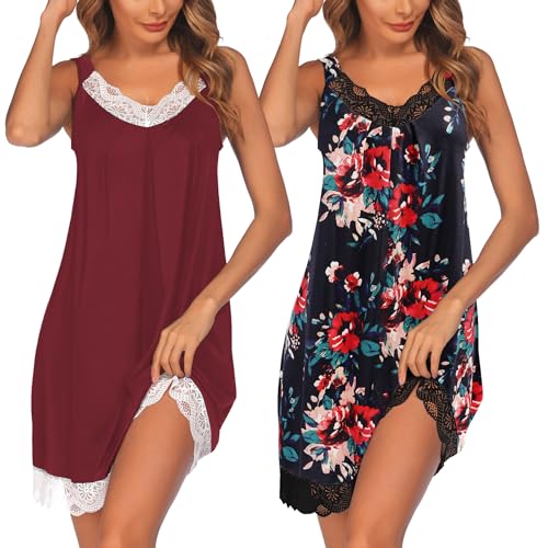 Wine Red+black Flower