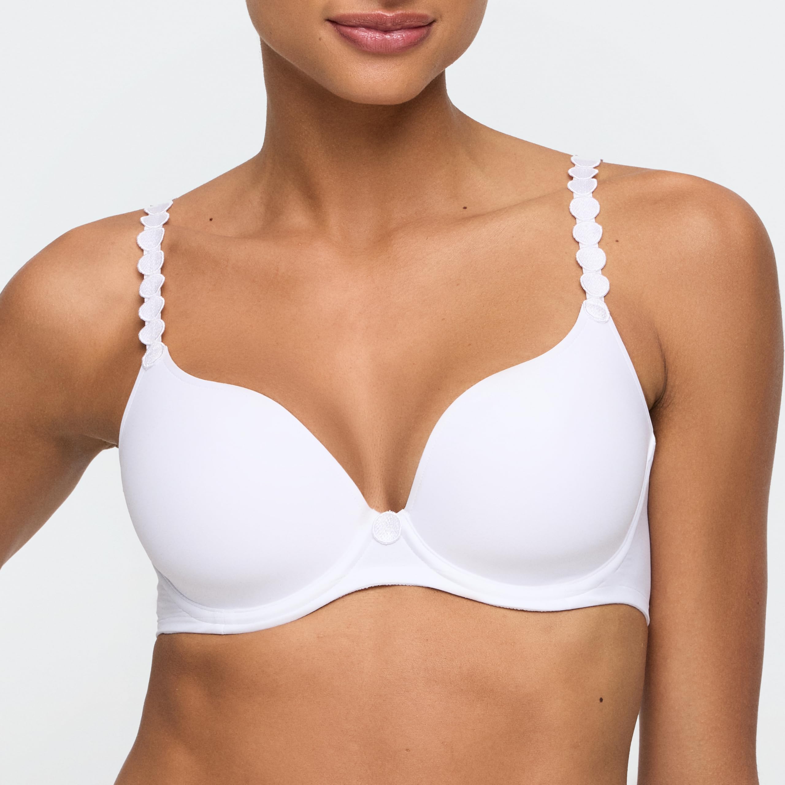 Women's Heart Shaped Underwire Bra - 38D White Lace Push Up Bra for Comfort & Support | Perfect for Everyday Wear, Date Nights & Special Occasions