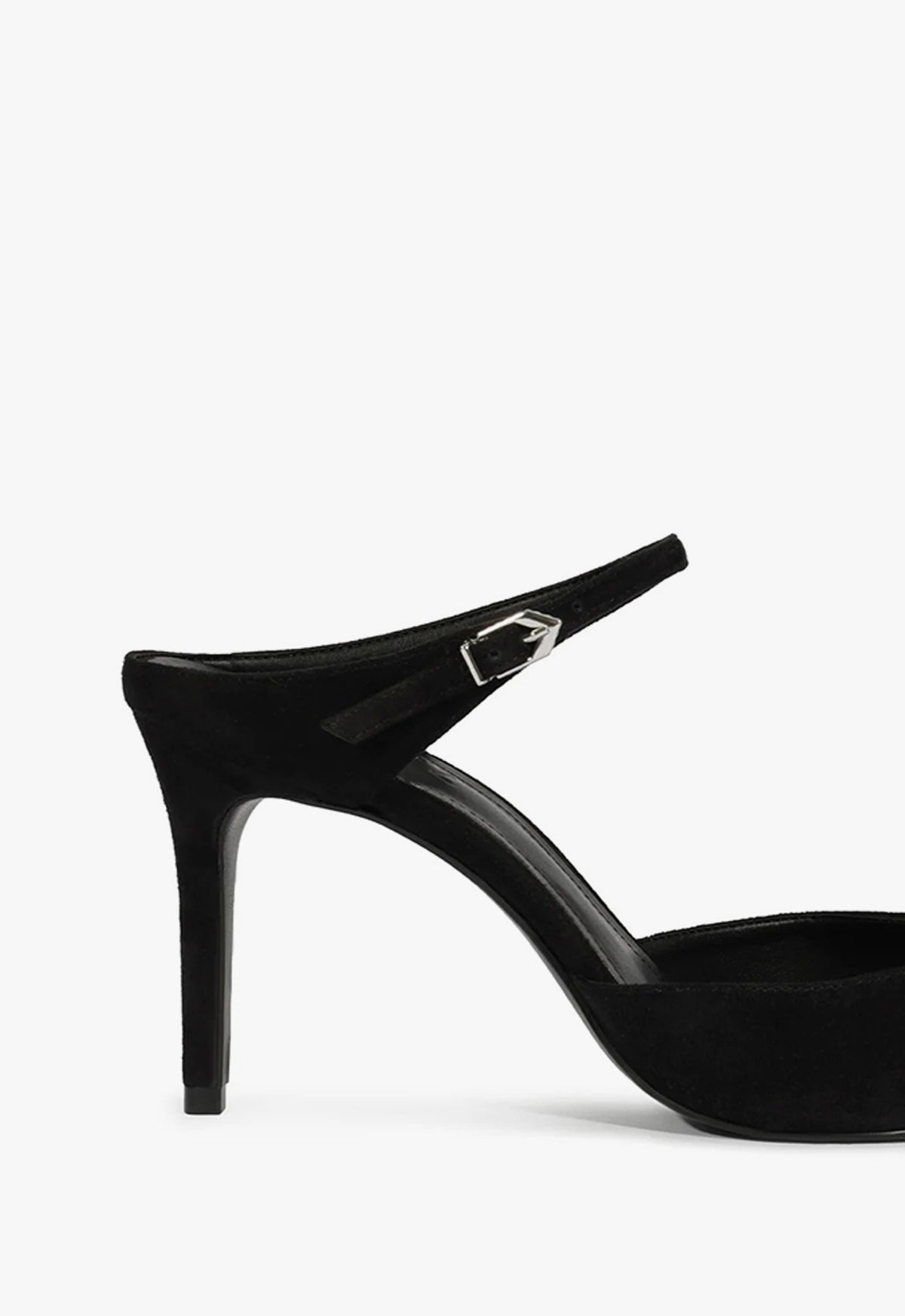 Laura Women's Mid Heel Stiletto Black Pumps - Elegant Dress Shoes for Work, Party & Special Occasions