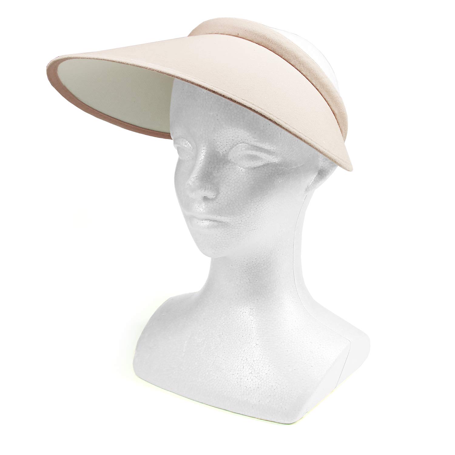 Women's Wide Brim UV Protection Summer Sun Visor Hat for Beach, Pool, Golf, and Outdoor Activities