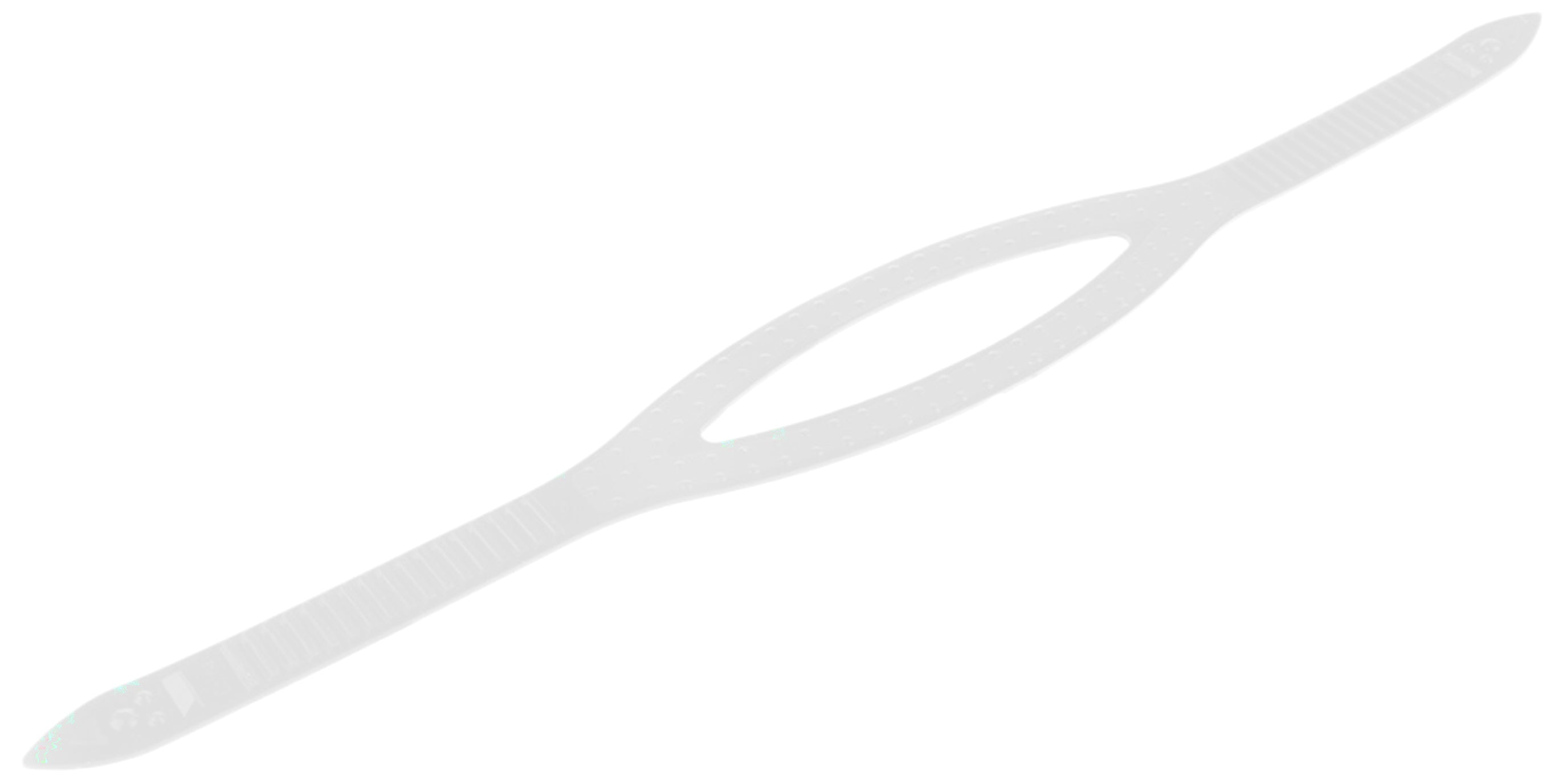 Beaver Slim Line Mask Strap - Clear Silicone Comfortable & Adjustable - Perfect for Workouts, Travel & Daily Use