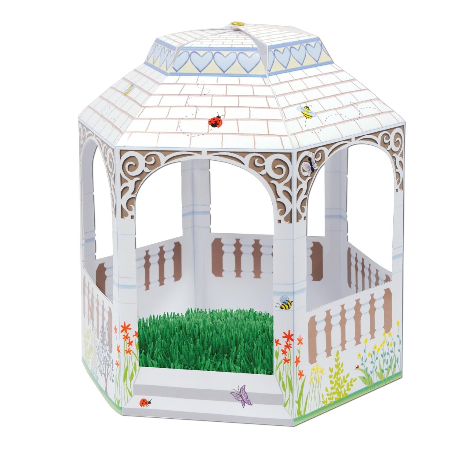 12 Pack Beistle 3D Gazebo Centerpieces for Wedding, Party & Event Decorations - Elegant Table Centerpieces for Bridal Showers, Baby Showers & Birthday Parties