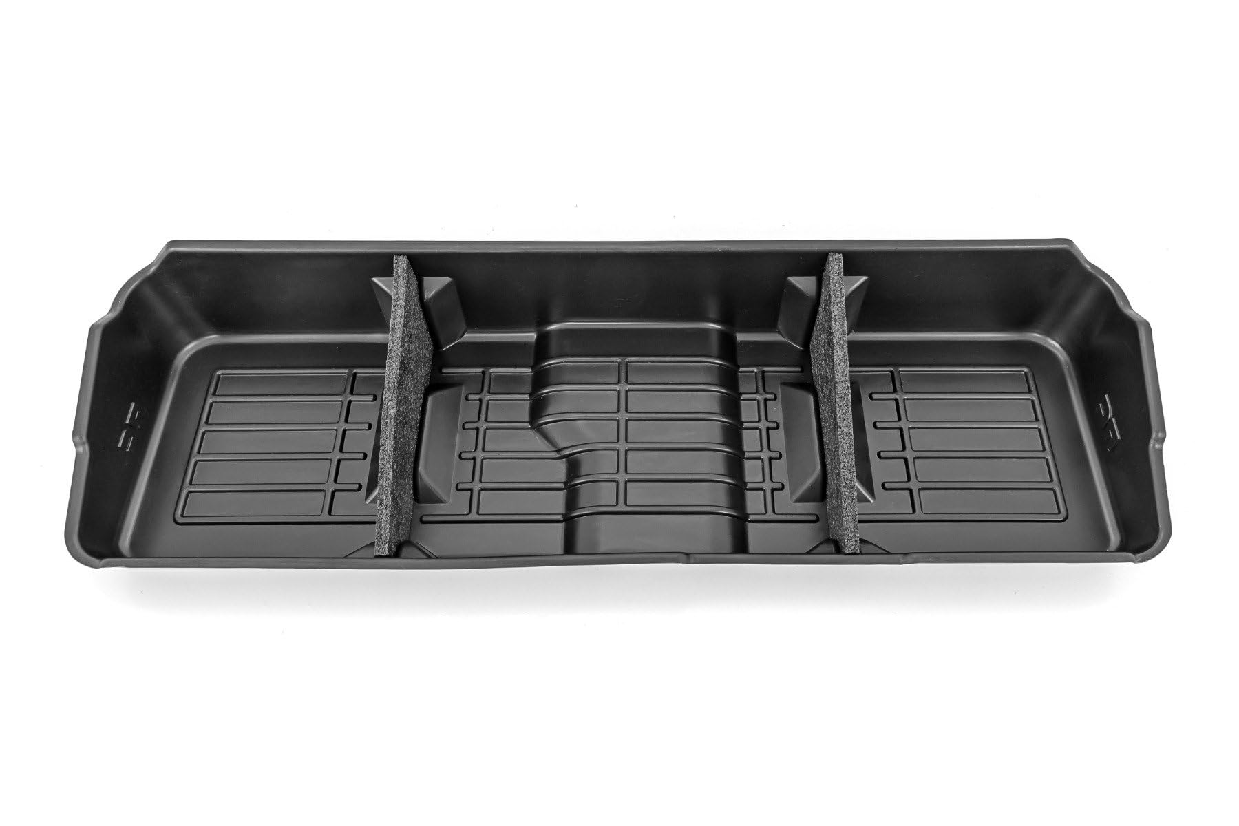 Rough Country Under Seat Storage Organizer for 2007-2013 Chevy Silverado 1500 & GMC Sierra 1500 Crew Cab - Custom Fit Durable Truck Storage Box with Anti-Skid Surface | Perfect for Tools, Emergency Kits & Off-Road Gear Organization
