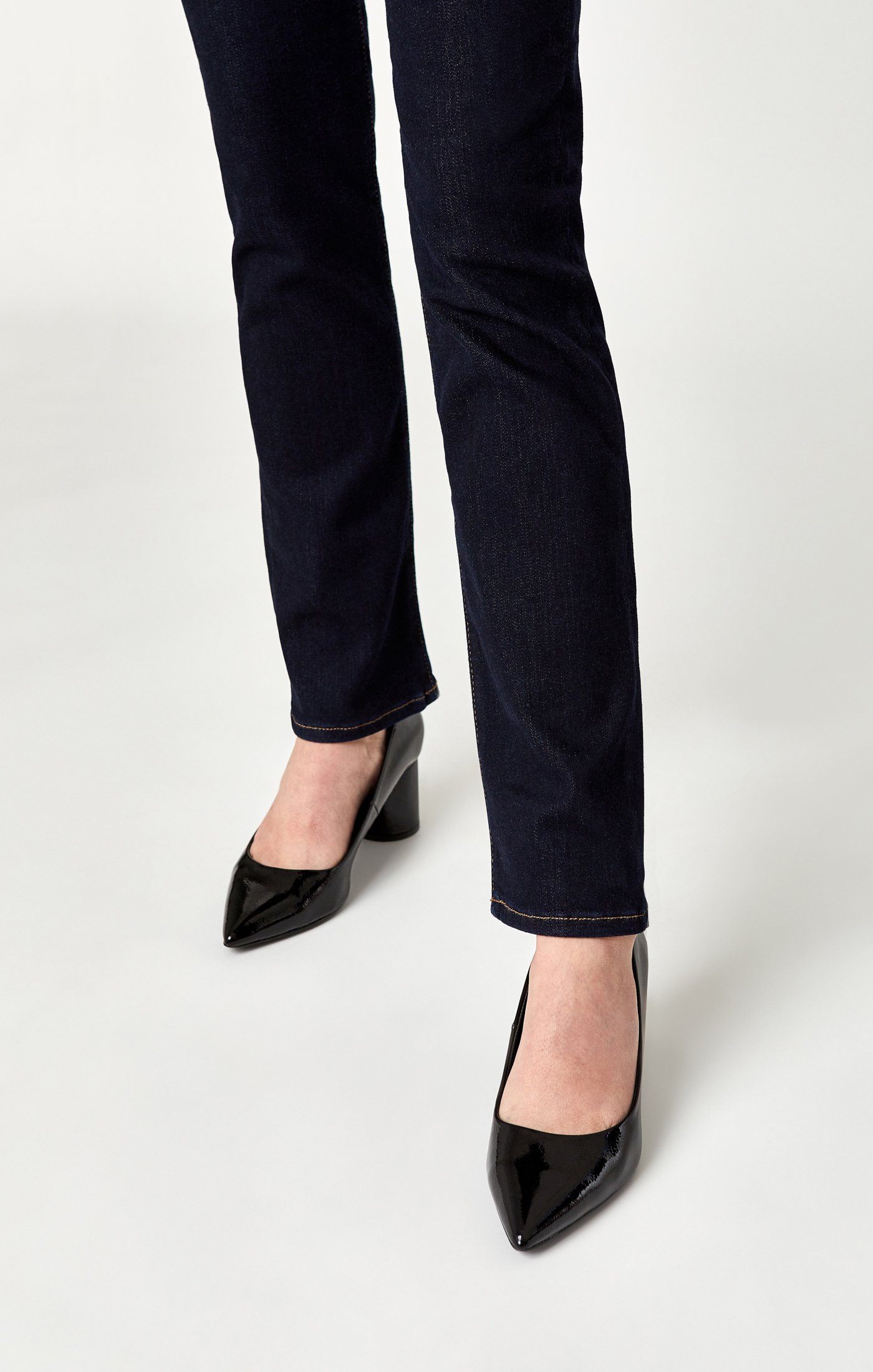 Mavi Kendra Women's High Rise Straight Leg Jeans - Classic Boyfriend Fit Denim Pants for Casual Wear & Everyday Outfits