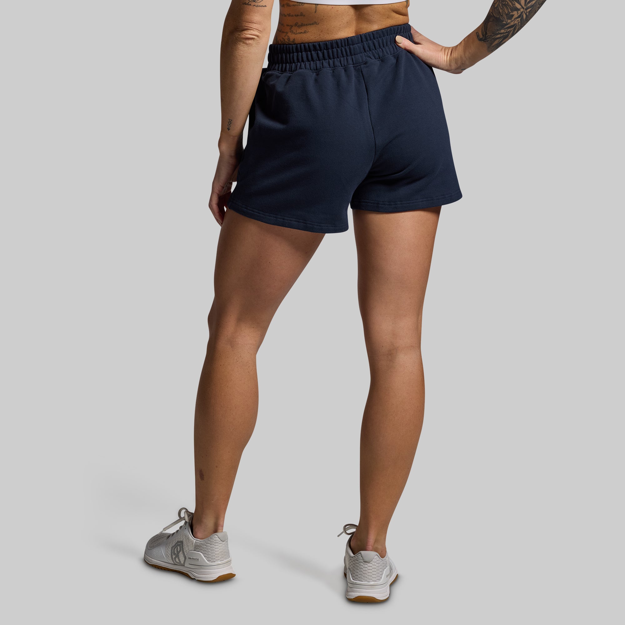 Premium Women's Short Set - Comfortable & Stylish BP Navy Lounge Wear for Summer, Travel & Casual Outings