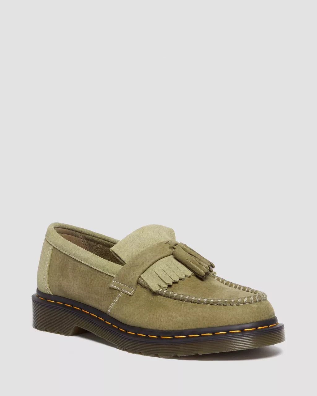 Adrian Men's Tassel Loafers - Genuine Nubuck Leather Slip-On Shoes for Business Casual & Office Wear