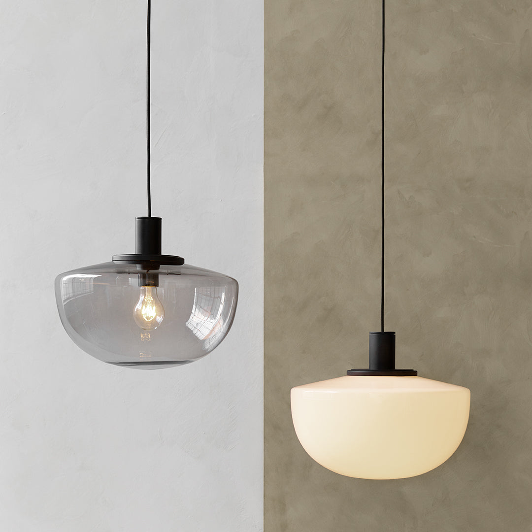 Norm Architects Bank Pendant Light - Modern Scandinavian Minimalist Hanging Lamp for Dining Room, Kitchen Island & Living Room Decor