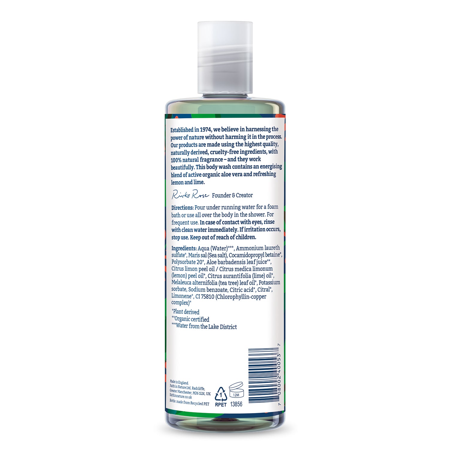 Aloe Vera & Ylang Ylang Body Wash - Soothing & Aromatherapy Shower Gel for Dry Skin - Perfect for Relaxation & Stress Relief