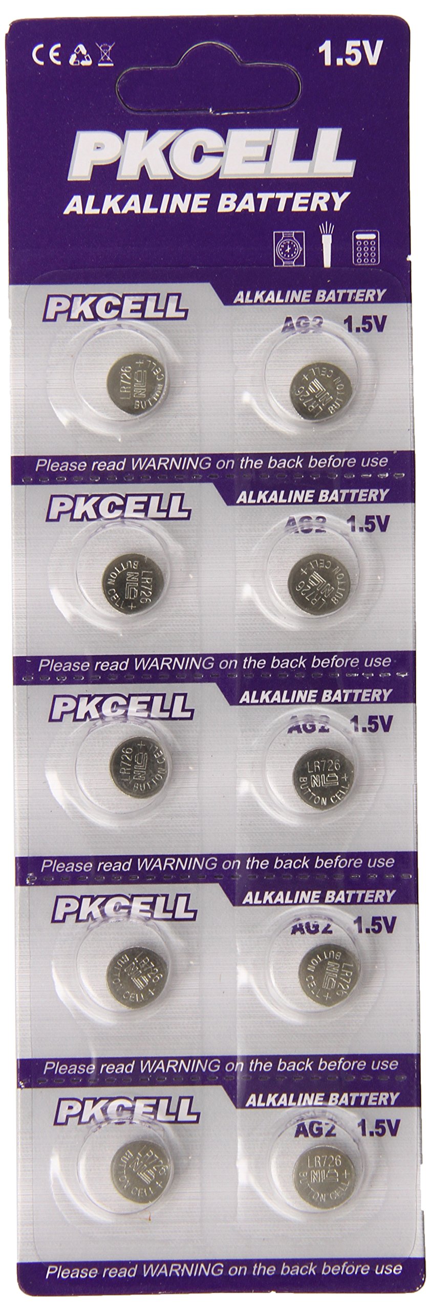 BlueDot Trading 30-Pack AG2 396A LR726 Button Cell Batteries for Watches, Calculators, Hearing Aids & Electronics - Long Lasting Power for Small Devices - Perfect for Home, Office & Travel Use