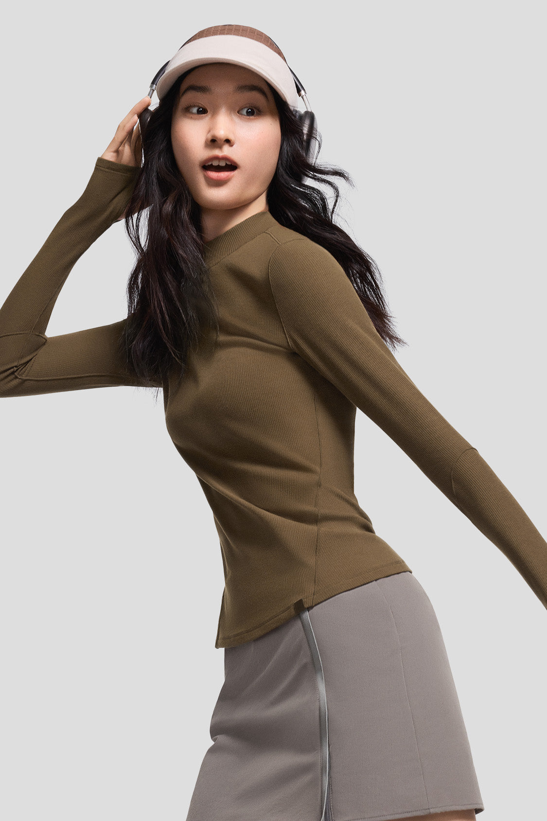 SoftShield Women's WarmCore Half Turtleneck Thermal Shirt - Cozy Winter Layering for Outdoor Activities & Casual Wear