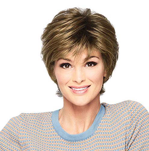 Eva Gabor Soft Romance Hairpiece - Honey Toast Synthetic Hair Topper by Hairuwear (SOFTROMANCEGL14-16) for Thinning Hair & Styling - Perfect for Daily Wear & Special Occasions