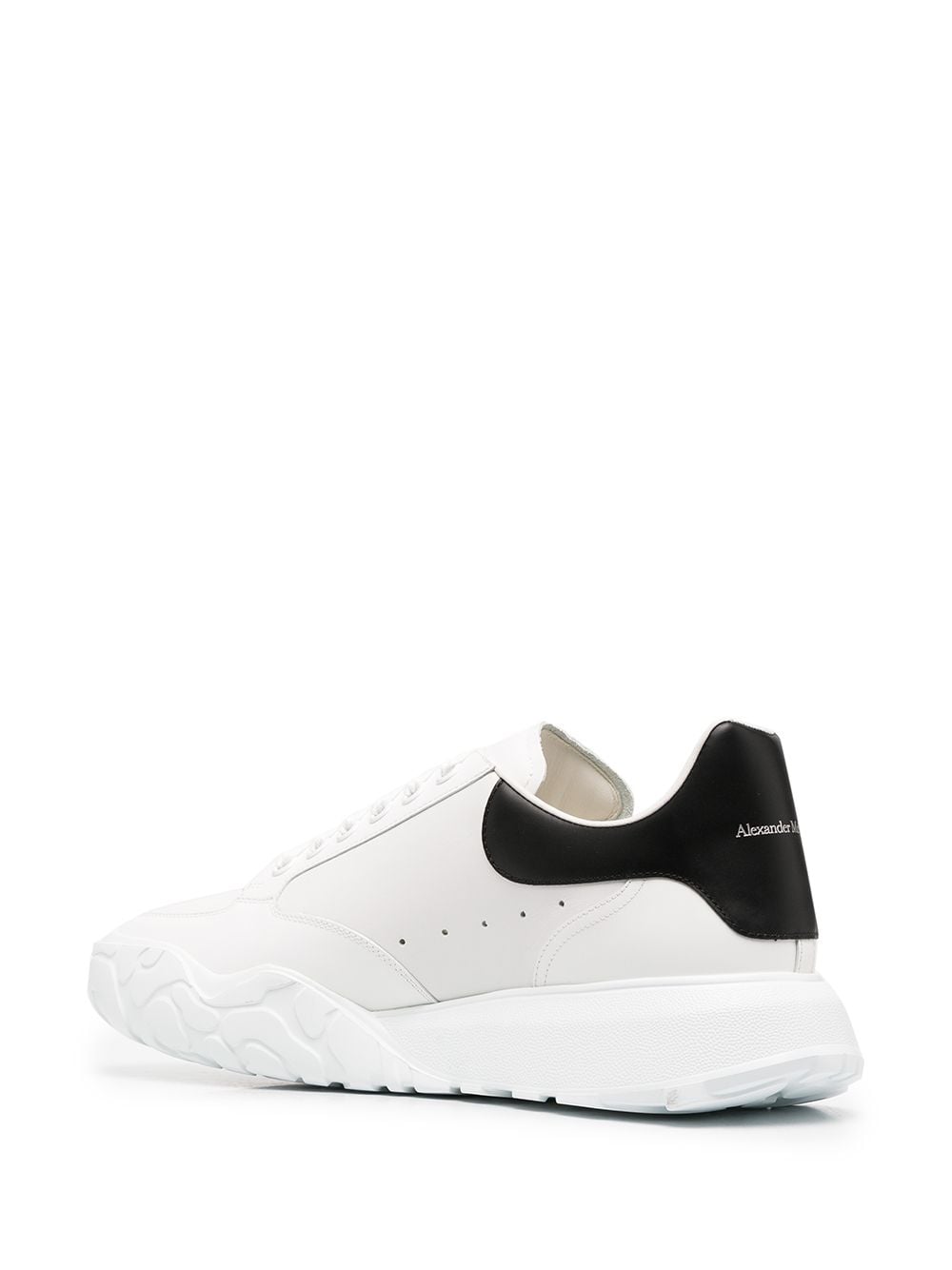 Alexander McQueen Black Leather Sneakers for Men - Stylish Luxury Casual Shoes for Everyday Wear & Fashion Outfits