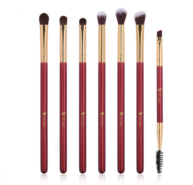 Professional Makeup Brush Set for Eyes - 10-Piece Vegan & Cruelty-Free Eye Makeup Brush Kit - Perfect for Eyeshadow, Blending, and Smokey Eye Looks - Ideal for Beginners & Professionals