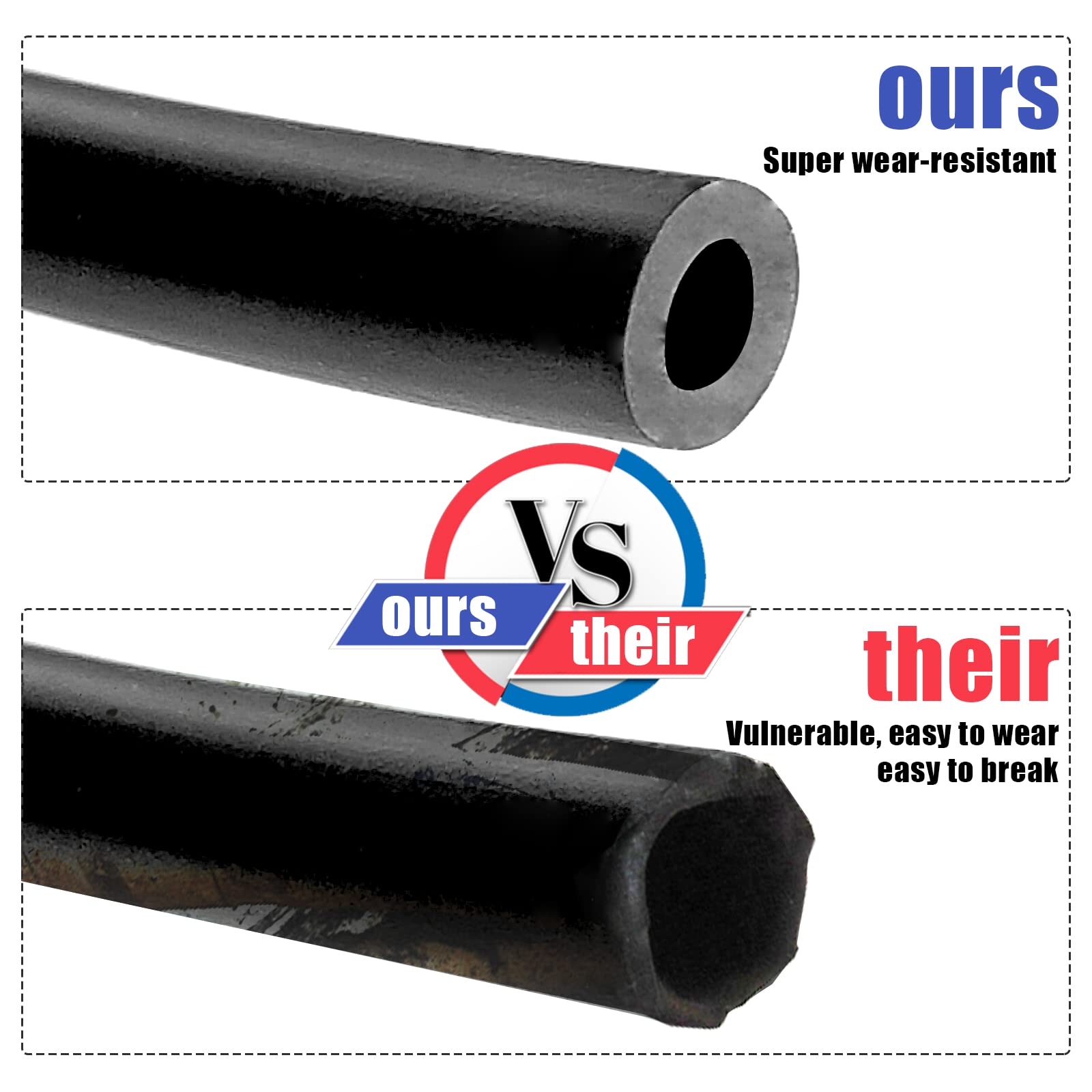 Universal Windshield Washer Hose Kit - 158 Inch (4M) with 12pcs Connectors for Most Cars, SUVs & Trucks | Durable Washer Fluid Tube Connects Water Tank to Nozzle | Perfect for Road Trips, Winter Driving & Vehicle Maintenance