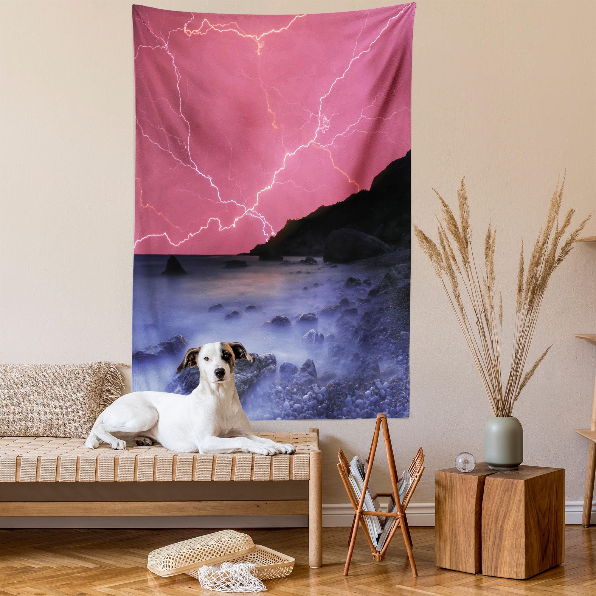 Ambesonne Thunderstorm Tapestry - Vibrant Sky Wall Decor for Bedroom & Living Room