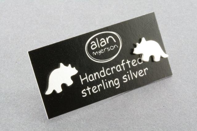 Dinosaur Stud Earrings 925 Sterling Silver - Perfect for Casual Wear, Parties & Gifts