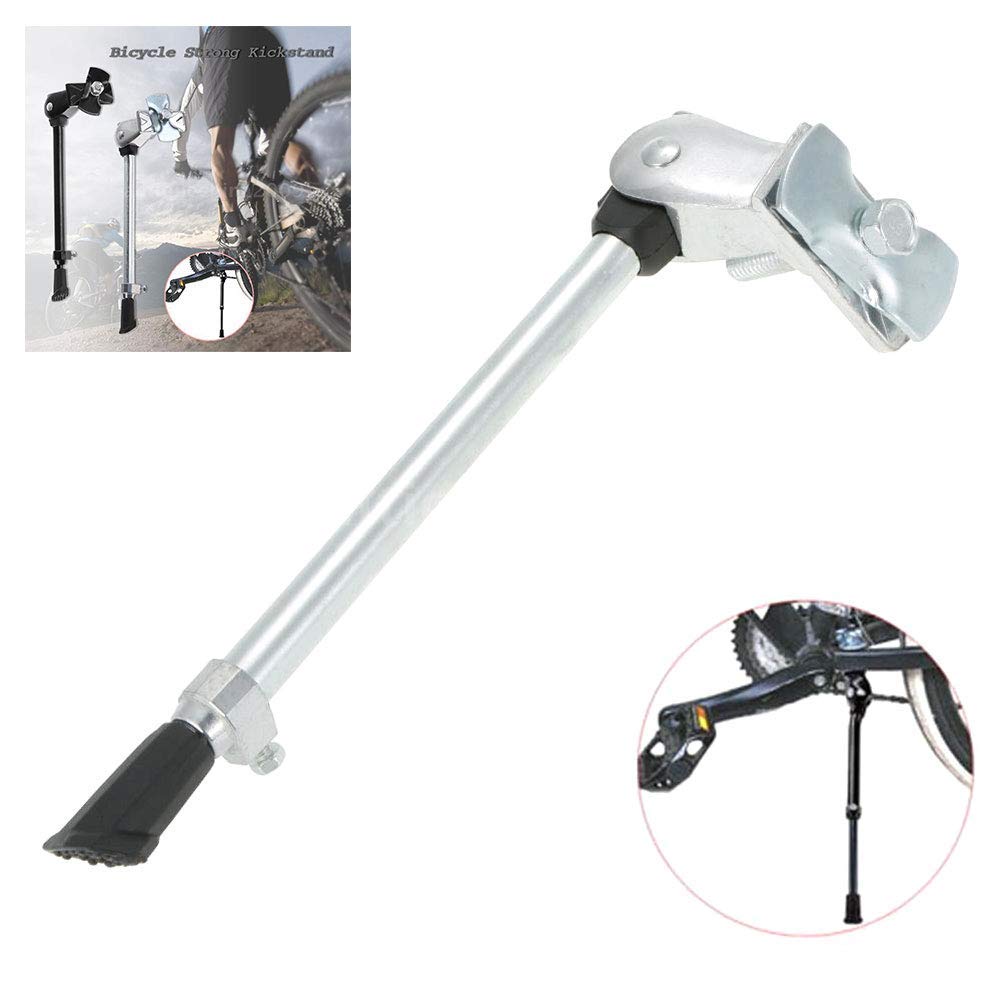SLRMKK Adjustable Aluminum Alloy Bike Kickstand - Universal Bicycle Stand for 24-27 Inch Tires | Perfect for Road Bikes, Mountain Bikes & Commuting | Durable & Lightweight Cycling Accessory