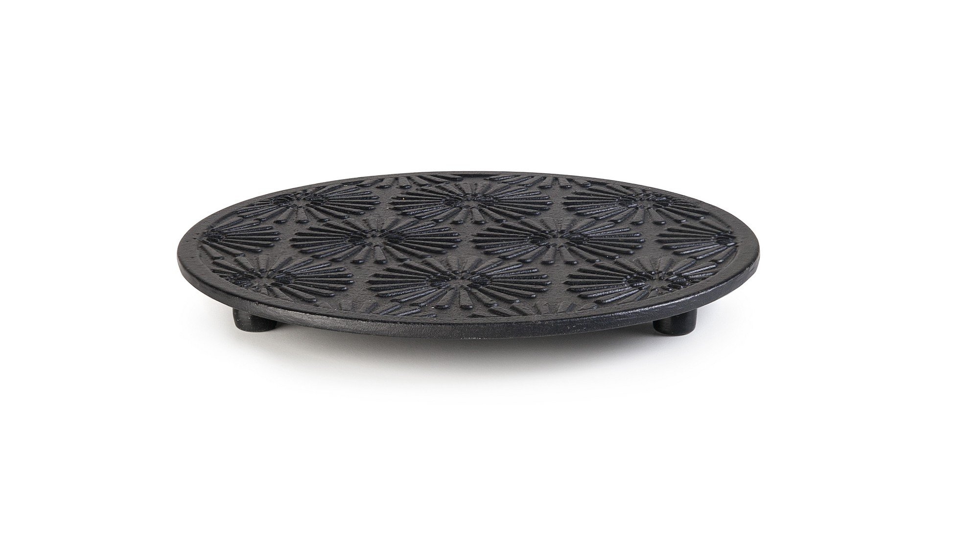 Premium IBILI Bali Cast Iron Coffee Racks - 15cm Black Metal Display Stand for Kitchen Countertop, Coffee Bar & Restaurant Decor