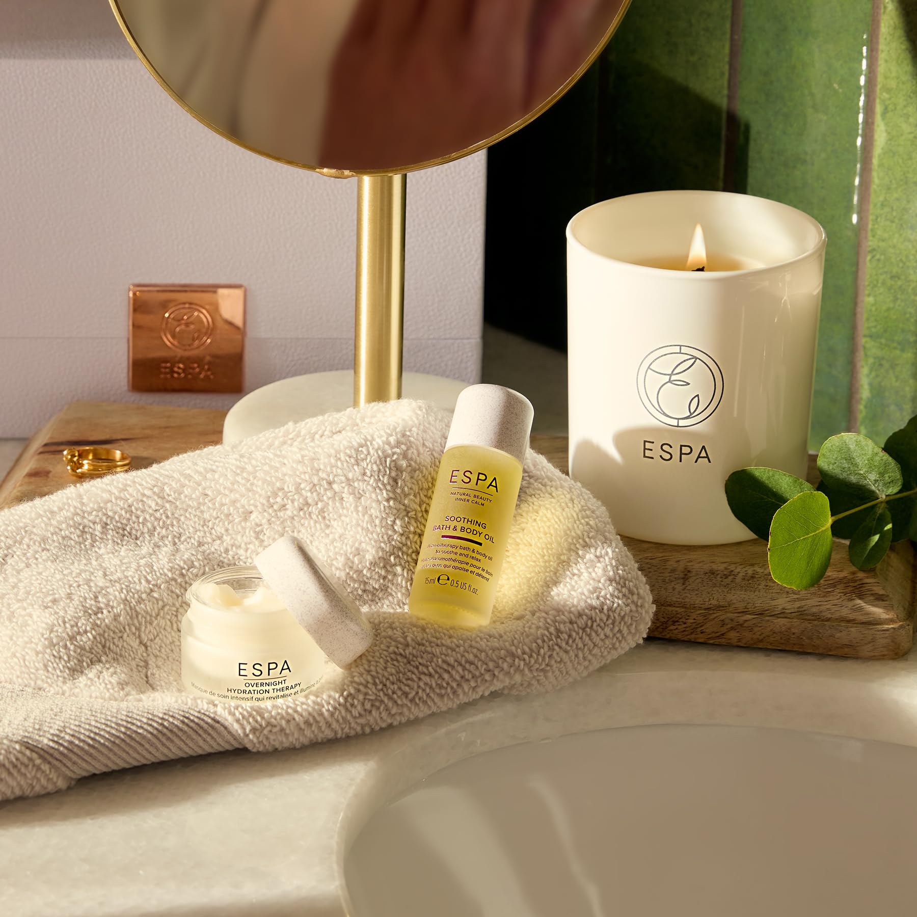 ESPA Soothing Collection Gift Set - Luxurious Skincare Set Worth $104 | Perfect for Relaxation, Spa Days & Self-Care Gifts