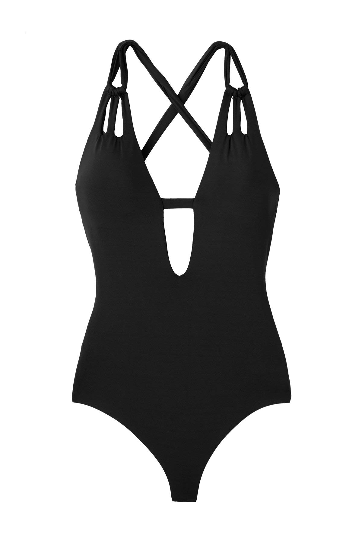 BECCA by Rebecca Virtue Color Code Skylar Plunge One-Piece Swimsuit | Sexy High-Cut Bathing Suit for Women | Perfect for Beach Vacations, Pool Parties & Summer Getaways