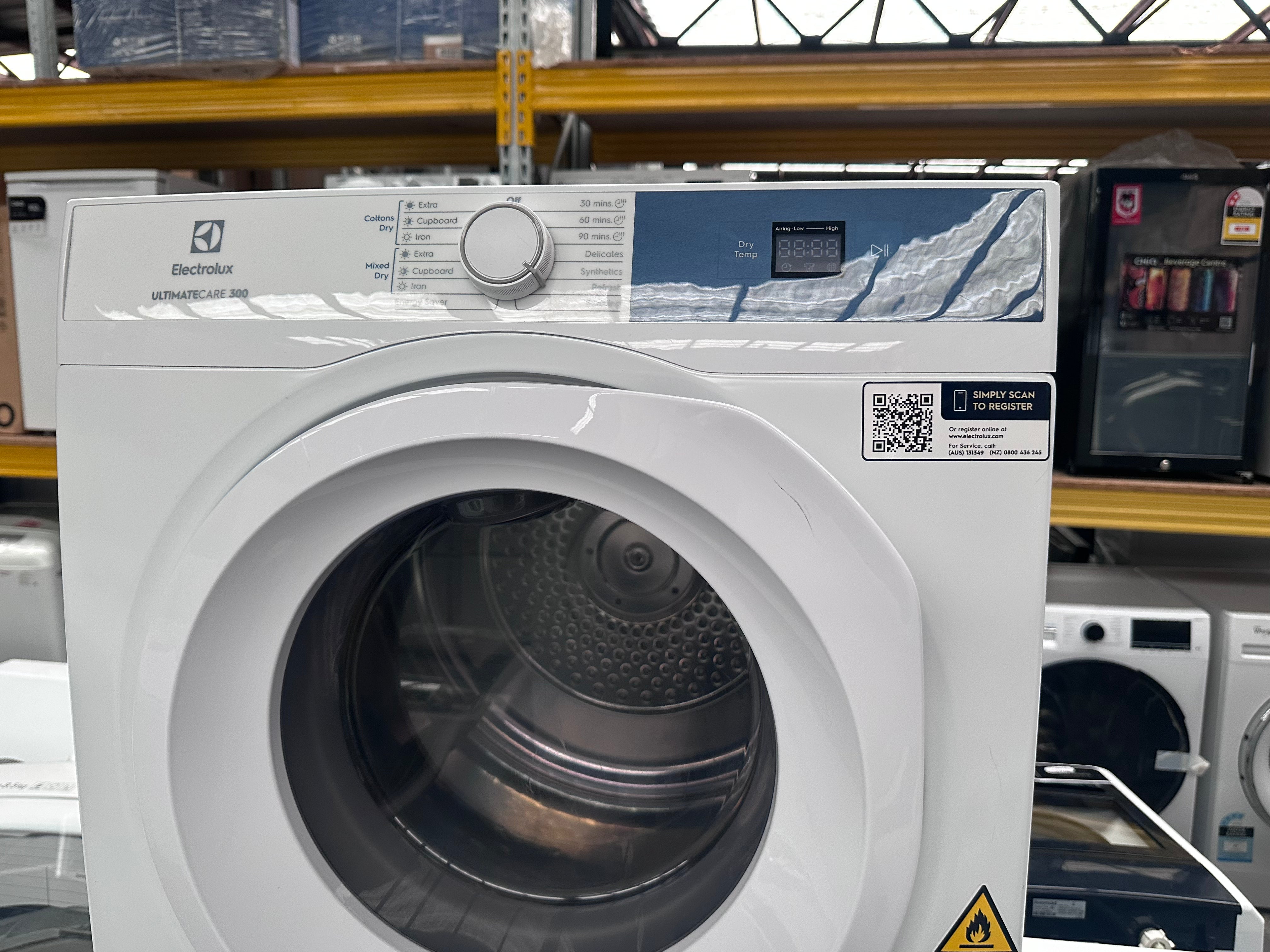 Refurbished Electrolux 7kg Vented Dryer with SensorDry Technology - Energy Efficient Laundry Solution for Home & Apartment Use