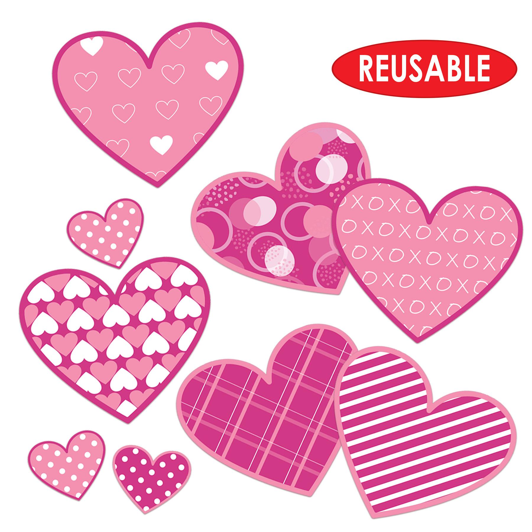 108 Pack Beistle Valentine's Day Window Clings - Heart & Cupid Decorations for Home, Office, Classroom & Party Decor (Perfect for Valentine's Day Celebrations)