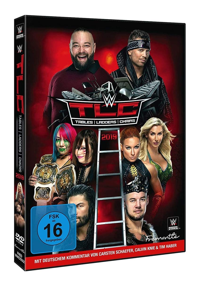 WWE TLC: Tables Ladders & Chairs 2019 DVD Set - 2 Discs | WWE Wrestling Event | Perfect for WWE Fans & Collectors | Watch at Home or Gift for Wrestling Enthusiasts