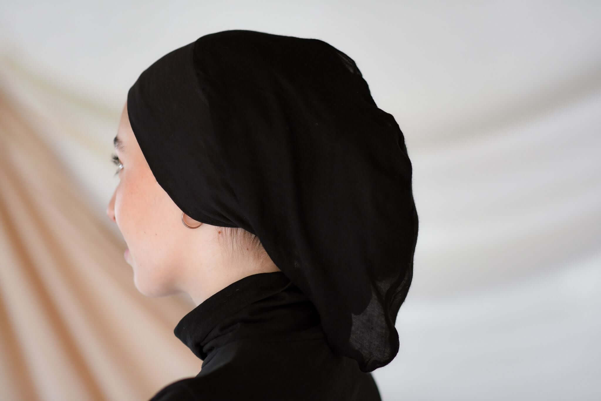 Premium Bamboo Undercap for Women & Men - Breathable & Moisture-Wicking Headwear for Sports, Yoga & Daily Wear
