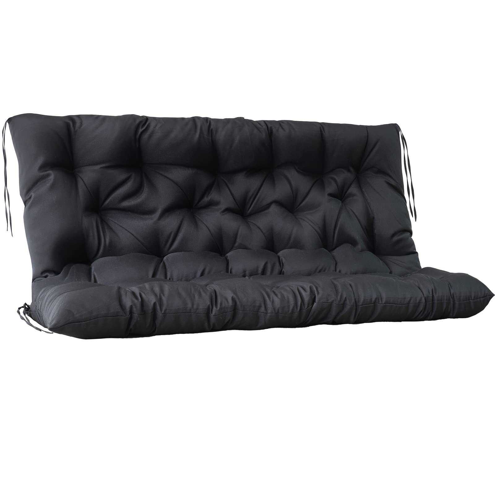 Ecueze Outdoor Swing Replacement Cushions - Weather-Resistant Bench & Wing Cushions for Patio, Garden & Backyard Furniture - Perfect for Relaxing on Porch Swings, Hammocks & Outdoor Lounging