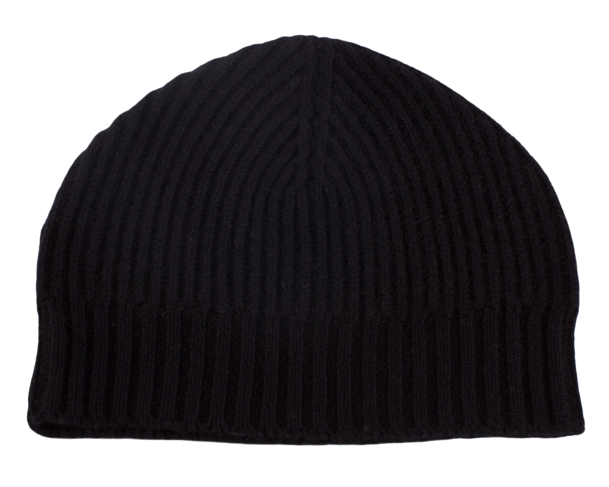 100% Pure Cashmere Ribbed Beanie Hat for Women - Soft & Warm Winter Knit Hat - Made in Scotland - Perfect for Cold Weather, Outdoor Activities & Fashion Accessory