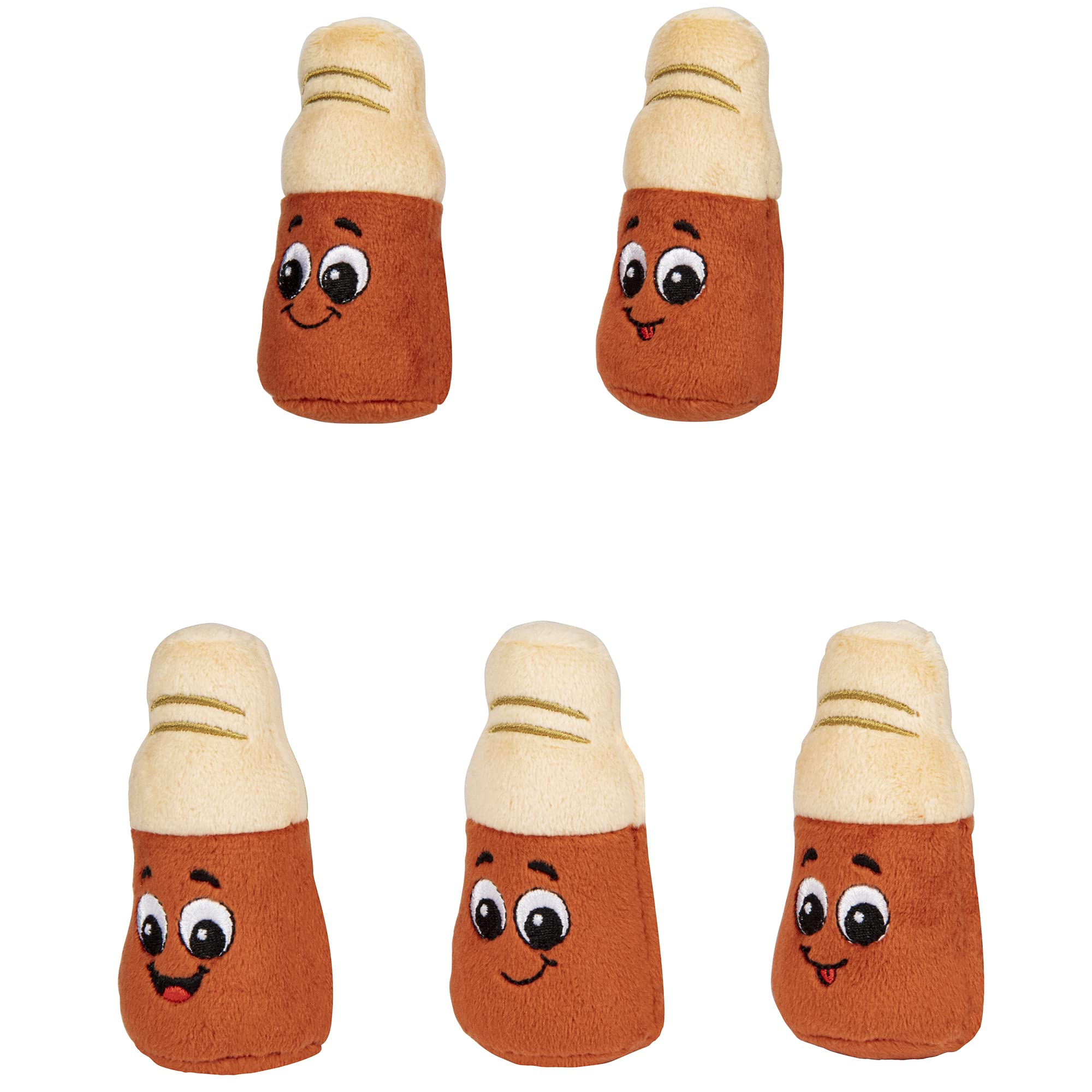 Haribo Happy Cola 5-Pack Mini Plush Toys - Soft Stuffed Collectibles for Kids, Gift Ideas & Party Favors - Perfect for Birthday Gifts, Carnival Prizes & Home Decor