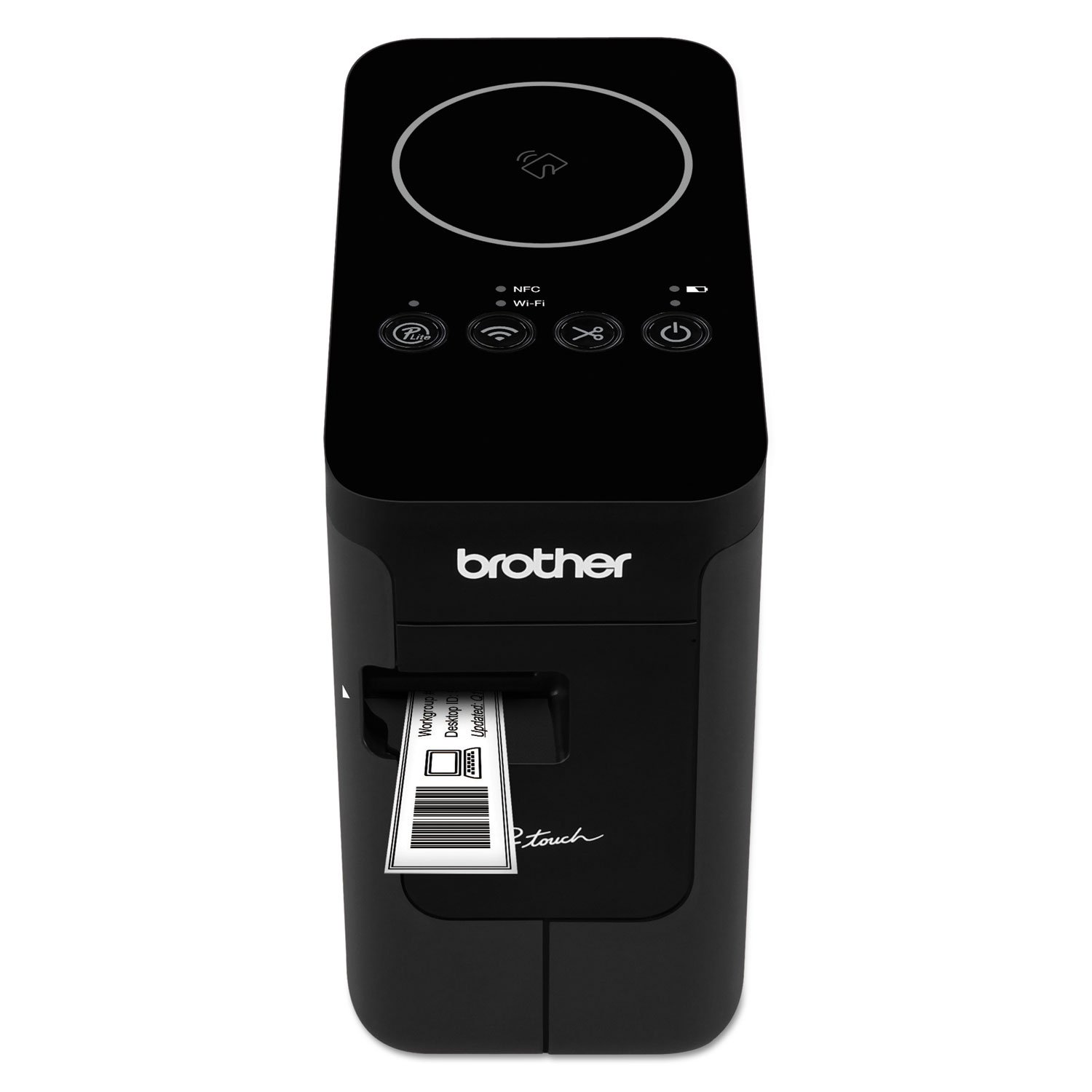 Brother PTP750W Wireless Label Maker - 1.18 Inch Print Width, Black | Ideal for Home Office, Shipping Labels, Organizing & Crafting
