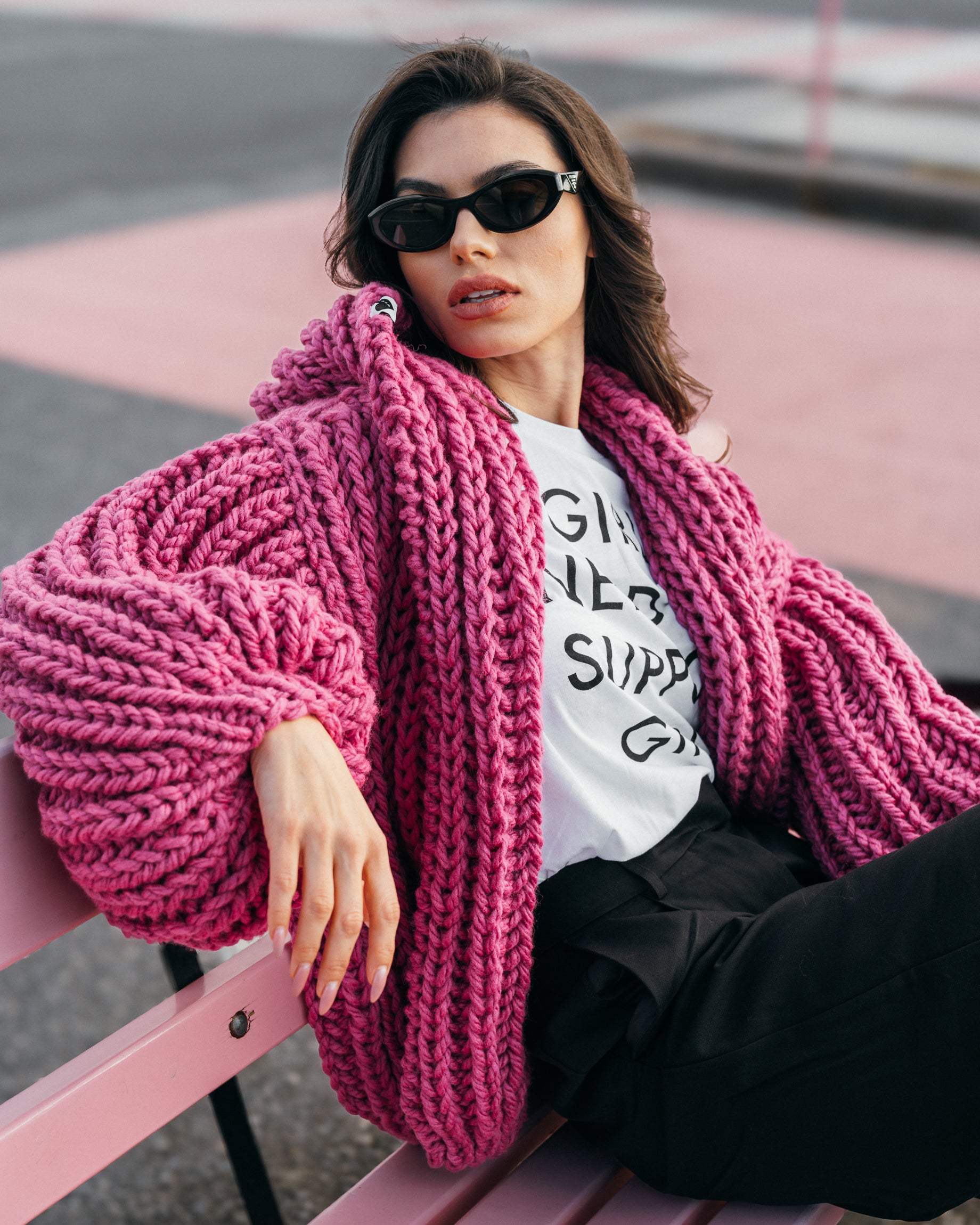 Stylish Hooded Chunky Cardigan for Women - Cozy Oversized Knit Sweater | Perfect for Fall, Winter & Casual Outfits