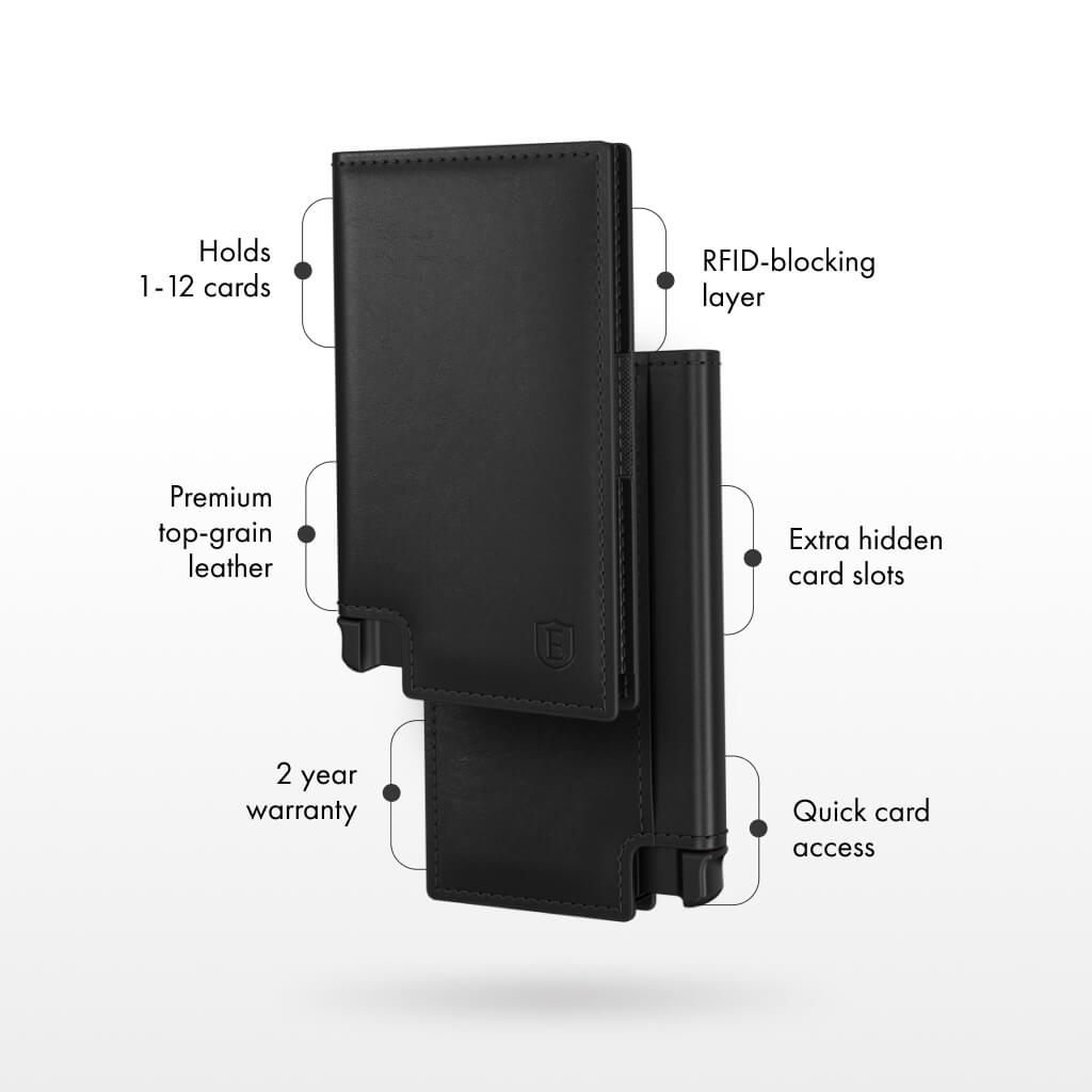 Ekster Smart Wallet for Men - RFID Blocking Slim Minimalist Front Pocket Wallet with Money Clip | Perfect for Travel, Business & Everyday Carry